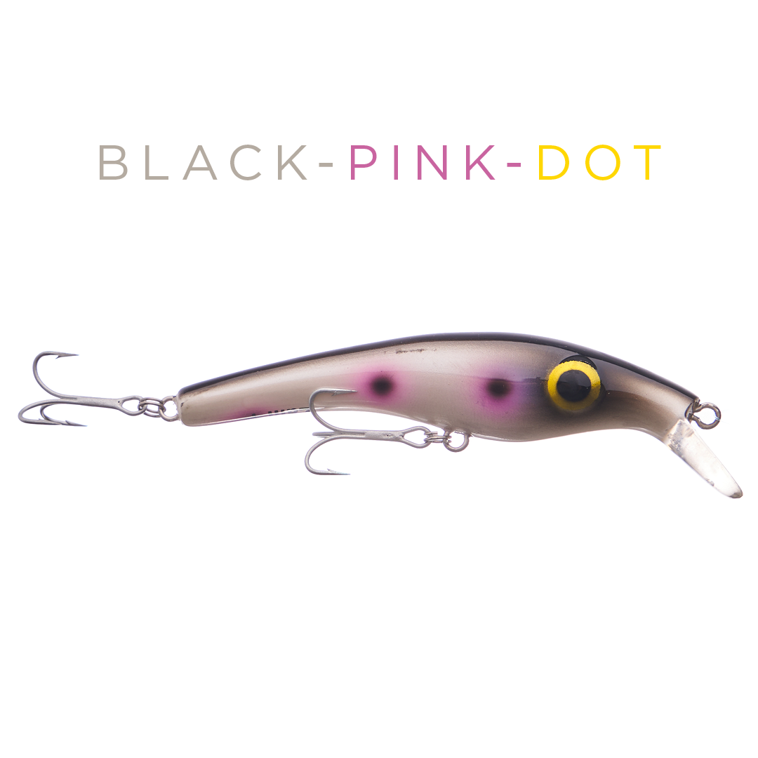 ZAM 11 cm - black Pink dot