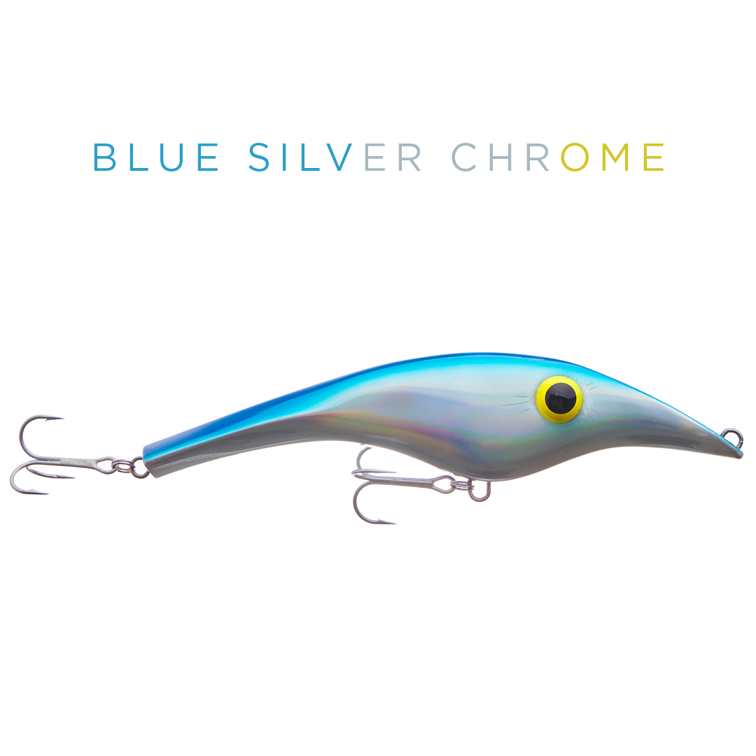 Zalt 20 cm - Blue Silver Chrome
