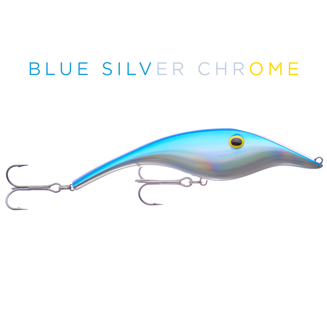 Zalt 14 cm - Blue Silver Chrome