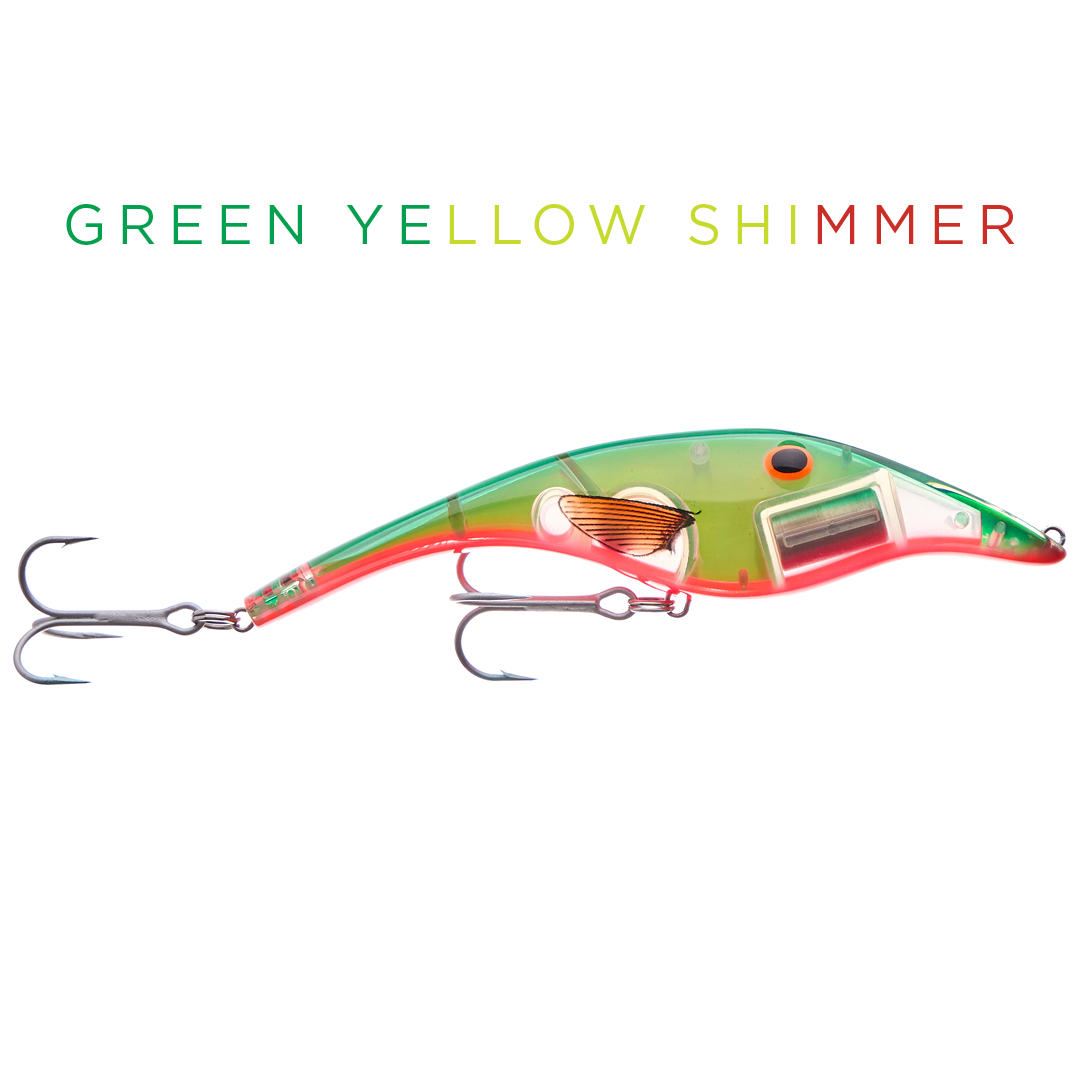 Zalt 14 cm - Green Yellow Shimmer